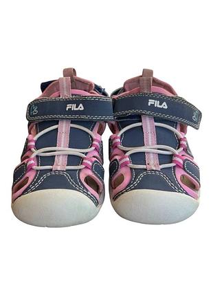 Летние кроссовки fila сандалии детские р. 24