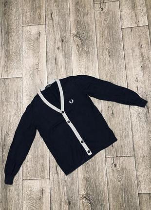 Кардиган fred perry оригинальный винтажный свитер кофта