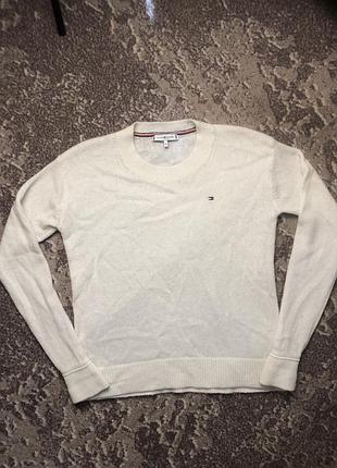 Светр tommy hilfiger натуральна 100% шерсть xs-s