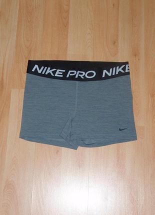 Женские компресионные термо шорты/трусы nike pro dri-fit compression women short nb original размер m-l-xl найк