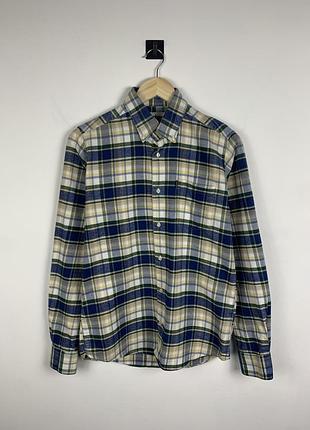Чоловіча фланелева сорочка barbour tailored fit