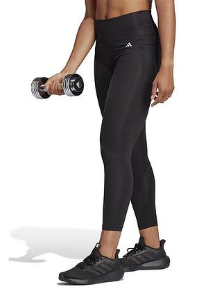 Жіночі спортивні утягуючі лосини/ легінси adidas opt st 78 tig, чорні xl