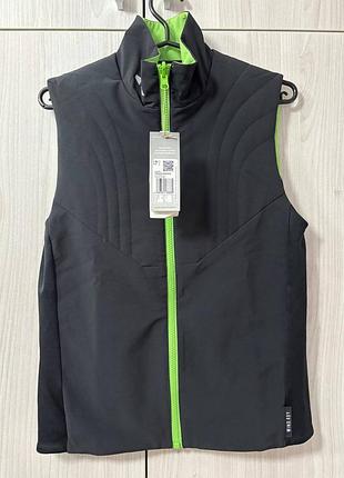 Жилетка adidas оригинал xs черно-зеленая с бирками