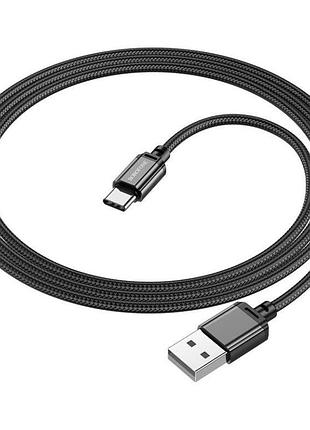 Кабель borofone bx87 sharp charging data cable for type-c 1 м black