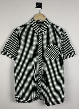 Чоловіча сорочка fred perry sportswear розмір 38 в клітинку