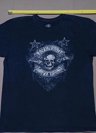 Плечи 55 см avenged sevenfold size xl черная футболка made in uk