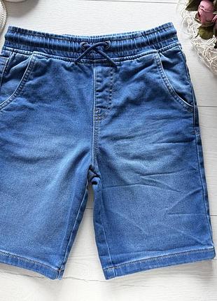 8.9 лет, рост 134 джинсовые шорты для мальчика denim co (деним ко) артикул 26968