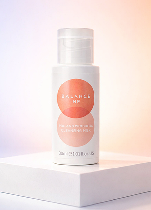 Тонік balance me pre and probiotic cleansing milk 30ml.