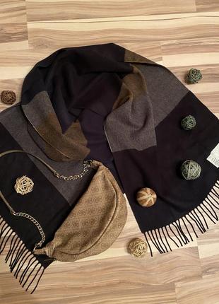 Стильный, элегантный шарф 45/182 базовой расцветки (великобритания🇬🇧)