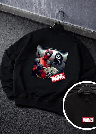 Шикарный принтованный свитшот марвел marvel