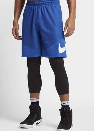 Синие спортивные шорты nike dri fit nba basketball era training short nb lakers original xxl(2xl)-3xl найк jordan