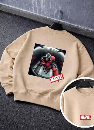 Шикарный принтованный свитшот марвел marvel