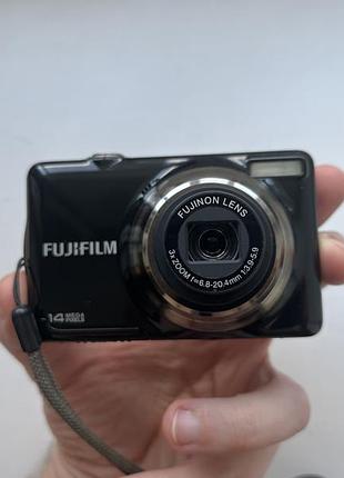 Фотоаппарат винтажная компактная y2k камера 2000х fujifilm finepix jv300 черная