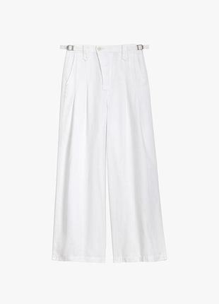 Білі кюлоти zara