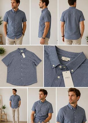 Сорочка лляна  m&s р3xl