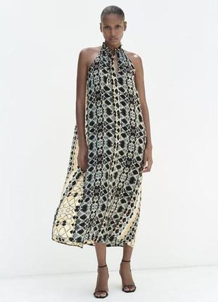 Летнее женское платье zara