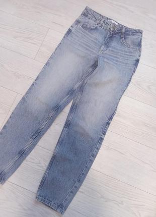 Синие женские джинсы zara
