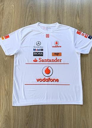 Мужская спортивная футболка mercedes benz mclaren vodafon f1