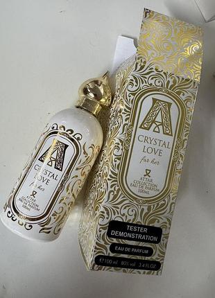 Tester attar collection crystal love / аттар колекція кристал лав /100ml