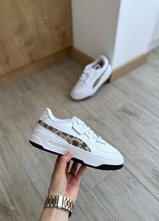 Сша! оригинальные женские кроссовки puma cali dream animal print 391999-01 в новом состоянии