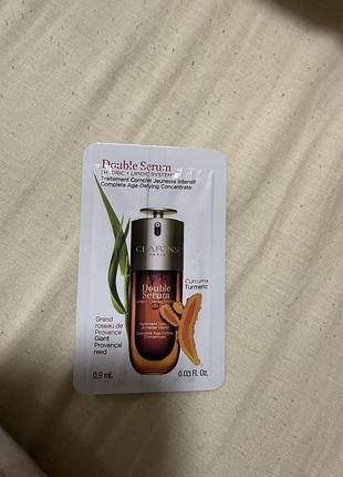 Нова сиворотка для обличчя clarins double lipidic тестер пробник