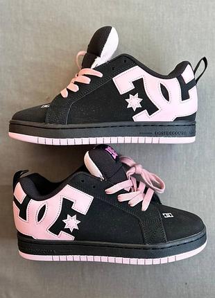 Кросівки dc court graffik black pink