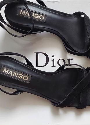 Босоножки mango с переплетами, 38 размер