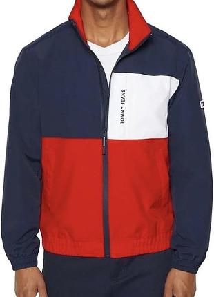 Куртка вітрів на червона синя tommy hilfiger оригінал  s