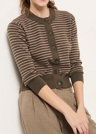 Жіночий кардиган від бренду fatface модель selene brown., розмір 40 eur