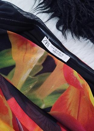 Платье миди zara 7