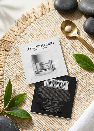 Shiseido men total revitalizer cream n антивозрастной ревитализирующий крем для мужчин (пробник, 1 мл)