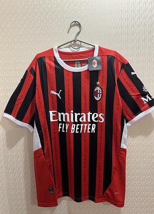 Футболка мілан 2024-2025 футбольна джерсі  ac milan puma