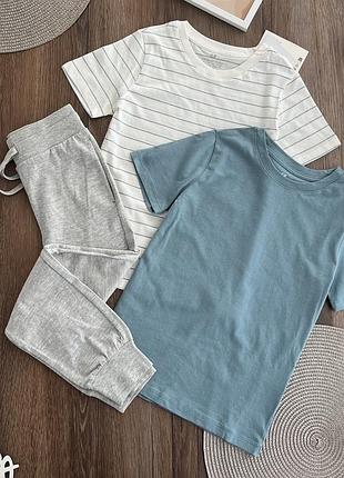 Футболка штани джогери для хлопчика 7/8 років 122/128р h&m