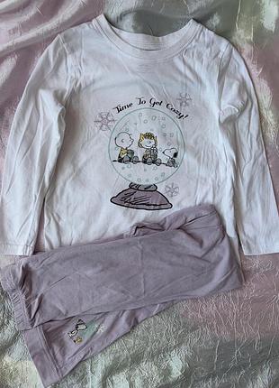 Піжама peanuts, р.134-140 (8-10y)