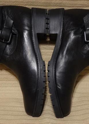 Шикарні утеплені чорні м'які шкіряні чоботи noiz швейцарія 41 р.7 фото