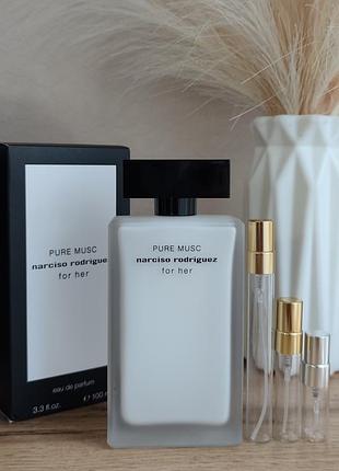 Оригинальн! цена за 3 мл narciso rodriguez pure musc eau de parfum