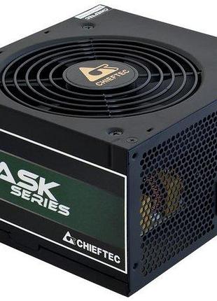 Блок питания chieftec task (500w), >85%, 80+ bronze, 120мм, 1xmb 24pin(20+4), 1xcpu 8pin(4+4), 3xmolex, 5xsata, 1xpcie 8pin(6+2)