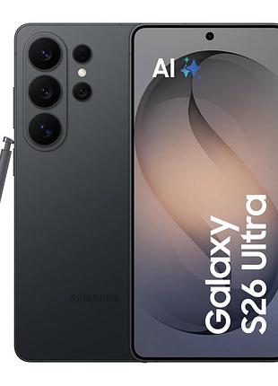 Смартфон samsung galaxy s26 ultra 5g (s948) 6.9' 16/1024гб, 2sim, 5000ма•год, чорний