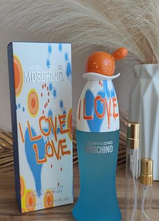 Оригинальн! moschino i love love eau de toilette