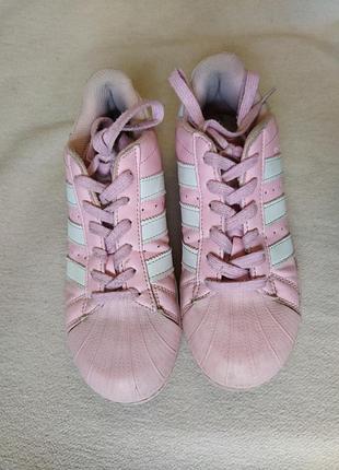 Рожеві кросівки adidas superstar 36р. (23,5см)