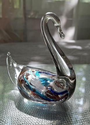 Murano фігурка лебедя муранське скло вінтаж