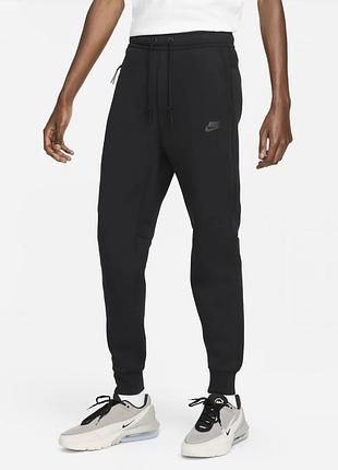 Штани чоловічі|nike sportswear tech fleece black|fb8002-010