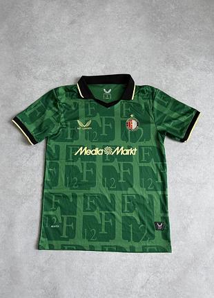 Футбольна футболка castore feyenoord чоловіча розмір с зеленого кольору