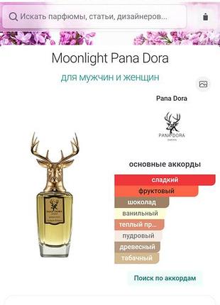 Pana dora moonlight.отливант оригинального парфюма