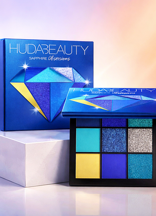 Huda beauty sapphire obsessions eyeshadow palette