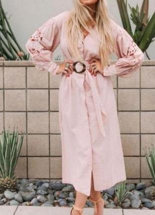 Роскошное розовое платье topshop.