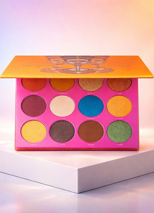 The nubian 2 by juvia's eyeshadow palette 12 colors