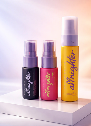 Фиксатор макияжа urban decay all nighter hyaluronic acid dewy setting spray