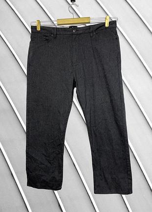 Прямые мужские серые джинсы blue harbour 38 29 xxl оригинал классические джинсовые брюки стрейчевые средняя посадка блю харбор стан как новые 54 56