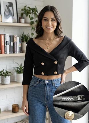 Ефектний кроп-топ boohoo
